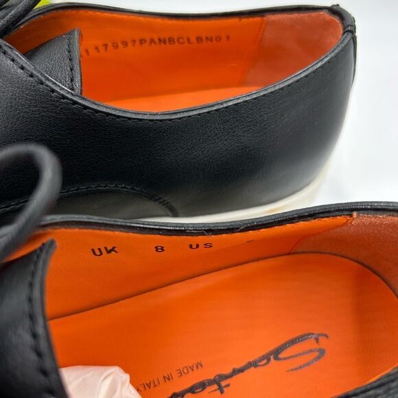 Men’s Santoni leather lace up Oxford’s size 9, made in Italy - Picture 6 of 9